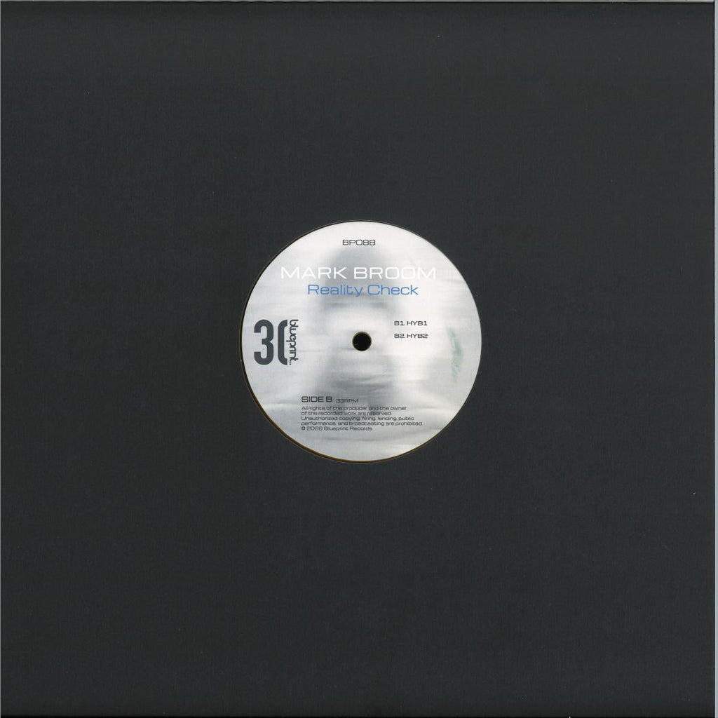 Mark Broom - Reality Check (YELLOW VINYL 12" Blueprint BP088) | NEW Mint (M) Mint (M)