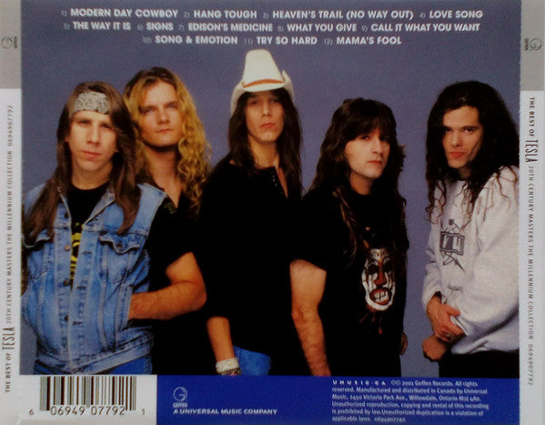 USED CD - Tesla – The Best Of Tesla