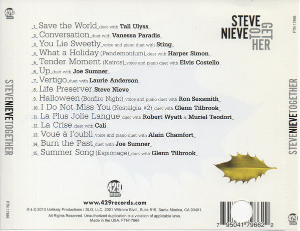 USED CD - Steve Nieve – Together