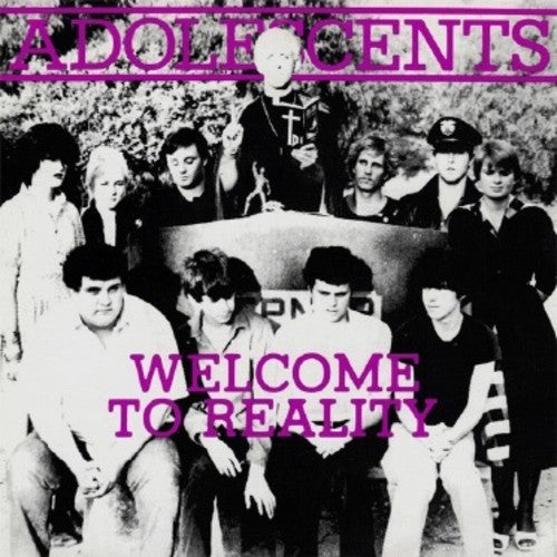 The Adolescents - Welcome to Reality (Coke Bottl Clear 10" VINYL EP Frontier FRT 110) | NEW