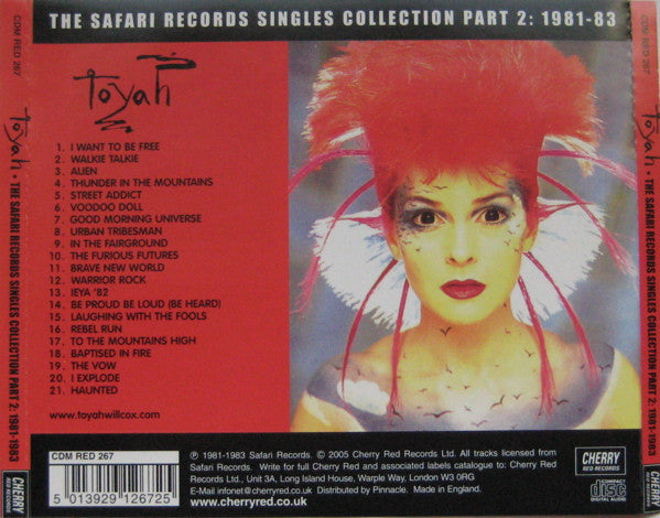 USED CD - Toyah – The Safari Singles Collection Part 2: 1981-1983