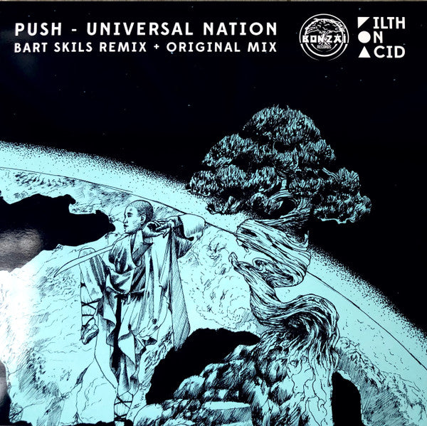 PUSH - Universal Nation (Bart Skils Remix + Original Mix)(TRANSLUCENT BLUE VINYL) | Mint (M) Mint (M)