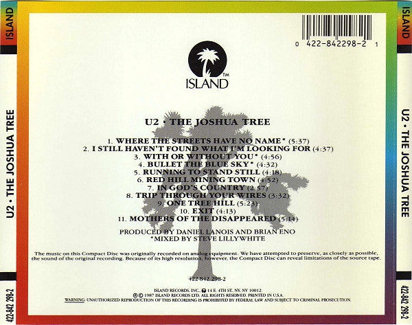 USED CD - U2 - Joshua Tree