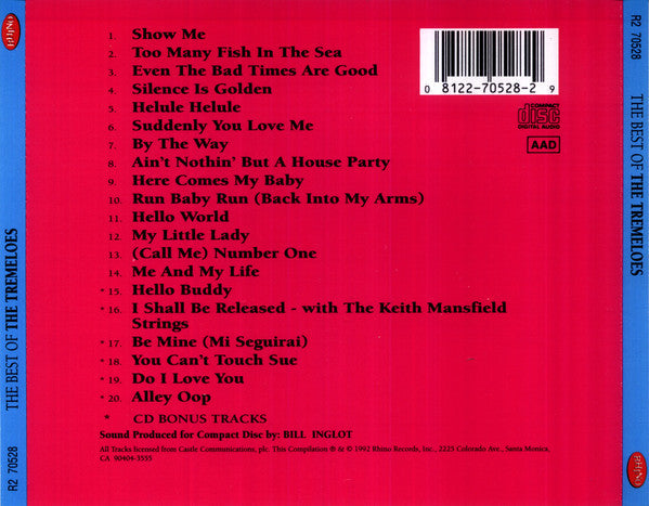 USED CD - The Tremeloes – The Best Of