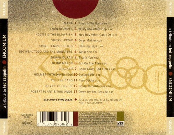 USED CD - Various – Encomium: A Tribute To Led Zeppelin