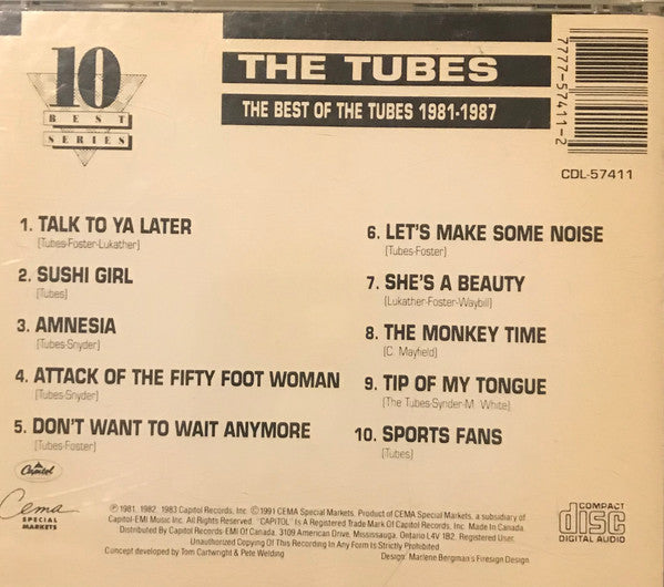 USED CD - The Tubes – The Best Of The Tubes 1981-1987