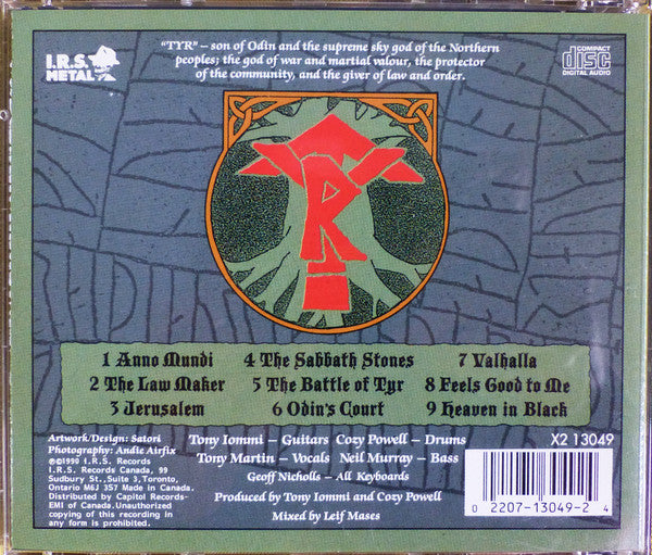 USED CD - Black Sabbath – Tyr