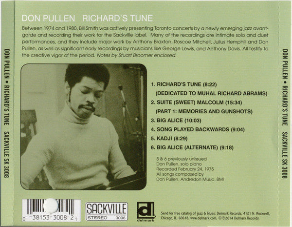 USED CD - Don Pullen – Richard's Tune