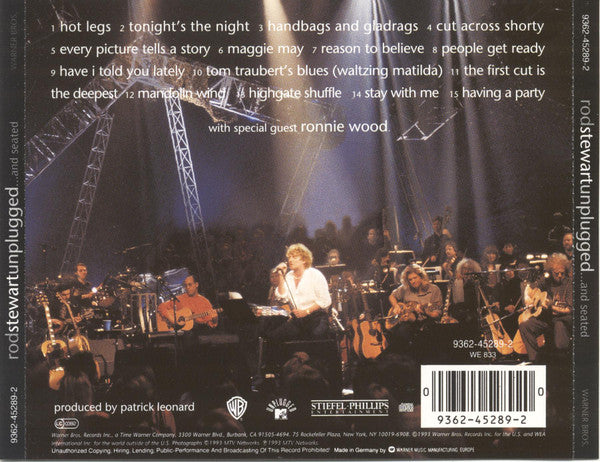 USED CD - Rod Stewart – Unplugged ...And Seated