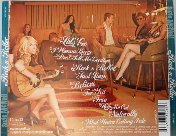USED CD - Suzie McNeil – Rock-n-Roller