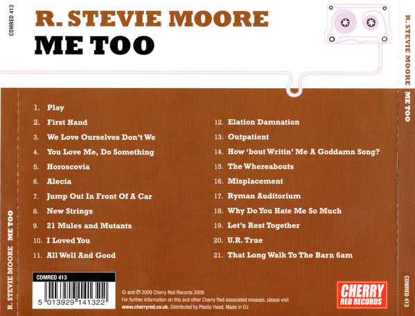 R. Stevie Moore – Me Too! - USED CD