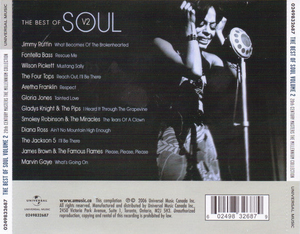 USED CD - Various – The Best Of Soul Vol. 2