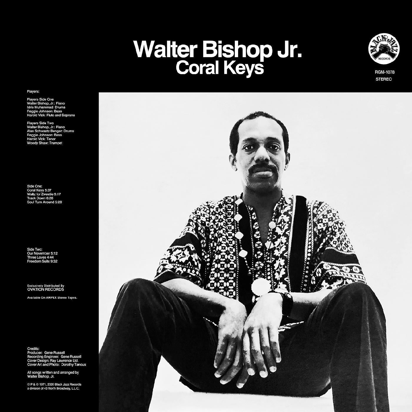 Walter Bishop Jr. - (PRESALE 8/7/26) Coral Keys - Remastered (BLUE/BLACK SWIRL VINYL LP REAL GONE 2026) | Mint (M) Mint (M)