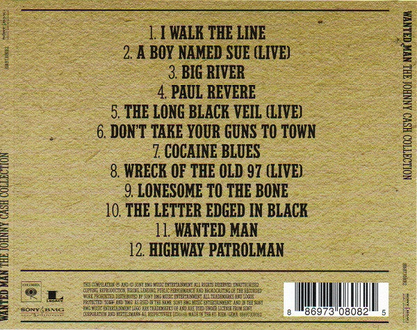 USED CD - Johnny Cash – Wanted Man (The Johnny Cash Collection)