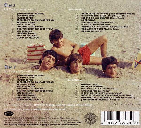 The Monkees – The Monkees - USED 2CD