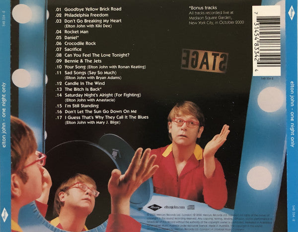 Elton John – One Night Only (The Greatest Hits) - USED CD