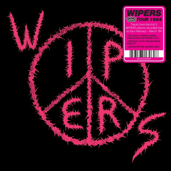 Wipers - Wipers Tour 1984 (LTD Pink Marbled VINYL LP Jackpot JPR-067) | NEW