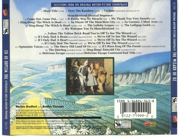 USED CD- Various – The Wizard Of Oz (Original Motion Picture Soundtrack)