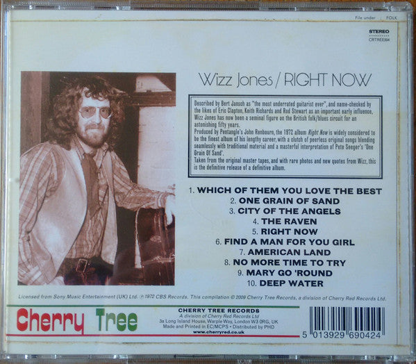 USED CD - Wizz Jones – Right Now