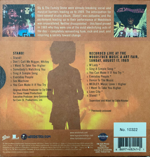 USED 2CD - Sly And The Family Stone – The Woodstock Experience