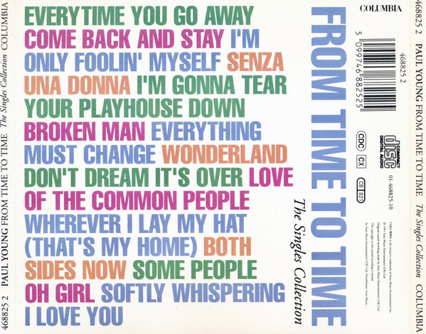 USED CD - Paul Young – From Time To Time (The Singles Collection)